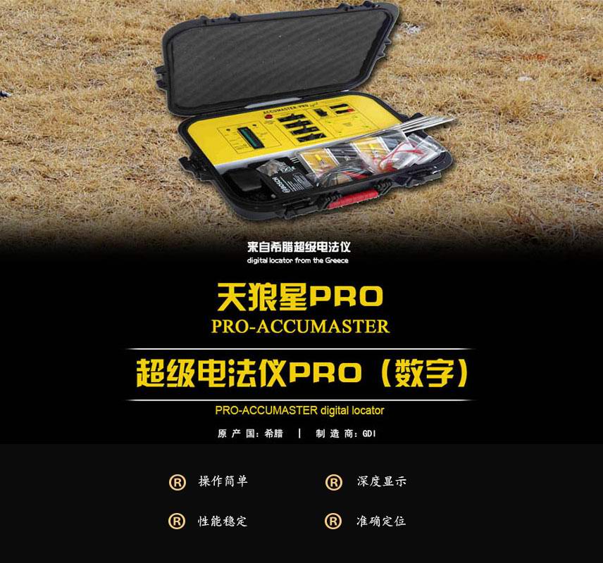 希臘GDI遠程搜索探測天狼星電法儀PRO（數字）定位地下金屬探測器